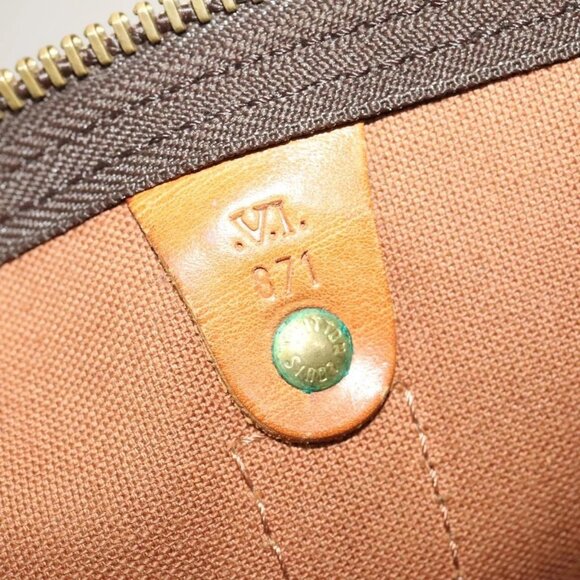 LOUIS VUITTON Monogram Keepall 55 Boston Bag M41424 LV Auth 139874 - Picture 12 of 16